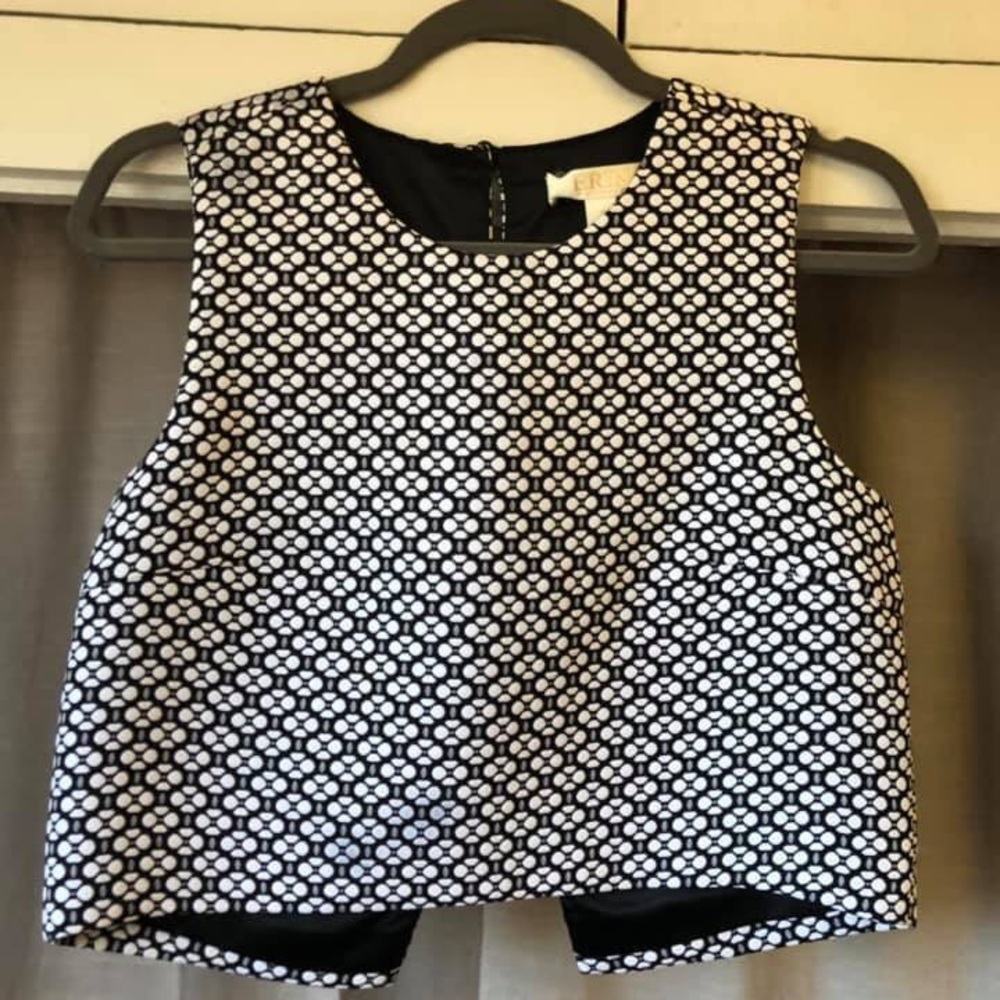 Geometric Crop Top